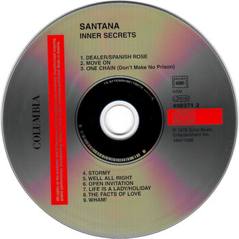 Glasbene CD Santana - Inner Secrets (Reissue) (CD) - 2