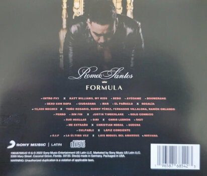 Glazbene CD Romeo Santos - Fórmula, Vol. 3 (CD) - 2