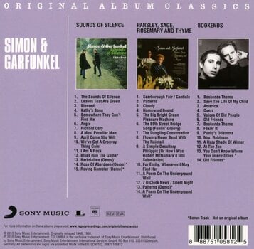 Musiikki-CD Simon & Garfunkel - Original Album Classics (Box Set) (Reissue) (Remastered) (3 CD) - 2