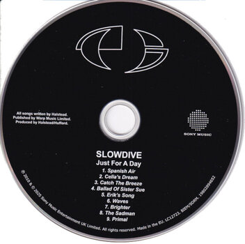 Muusika CD Slowdive - Just For A Day (Reissue) (Digipak) (CD) - 2