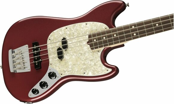 Basszusgitár Fender American Performer Mustang RW Aubergine - 5