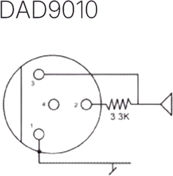 Csatlakozó DPA DAD9010 MicroLock to TA4F Mini-XLR Csatlakozó - 2