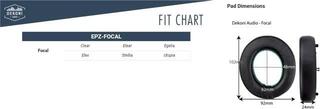 Ear Pads Dekoni Audio EPZ-FOCAL-SK Ear Pads Black 2 pcs - 4