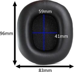 Ohrpolster für Kopfhörer Veles-X ATH-M Ohrpolster für Kopfhörer Black 2 stk - 4