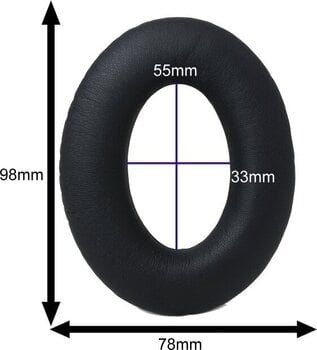 Almohadillas para auriculares Veles-X QuietComfort 35 Almohadillas para auriculares Black 2 uds. - 5