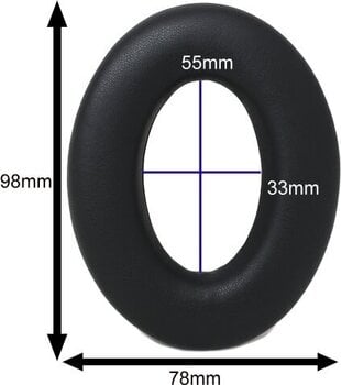 Almohadillas para auriculares Veles-X QuietComfort 45 Almohadillas para auriculares Black 2 uds. - 5