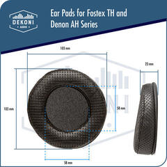 Ear Pads Dekoni Audio EPZ-TH900-FNSK Ear Pads Black 2 pcs - 4