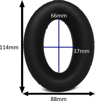 Paraorecchie per le cuffie Veles-X HD600 HD650 Paraorecchie per le cuffie Black 2 pz - 6