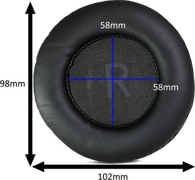 Наушниците за слушалки Veles-X K92 K240 Наушниците за слушалки Black 2 бр. - 5