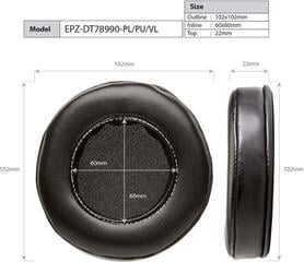 Ear Pads Dekoni Audio EPZ-DT78990-PU Ear Pads Black 2 pcs - 4