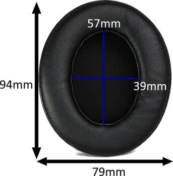 Almohadillas para auriculares Veles-X Studio 2.0/3.0 Almohadillas para auriculares Black 2 uds. - 5