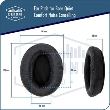 Tampoane căști Dekoni Audio EPZ-QC-CHSV2 Tampoane căști Black 2 buc. - 6