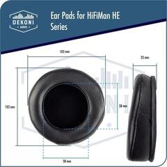 Jastučići za uši za slušalice Dekoni Audio EPZ-HIFIMAN-SK Jastučići za uši za slušalice Black 2 kom - 4