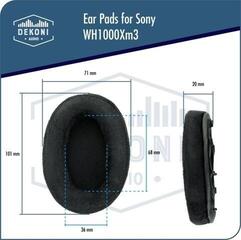 Μαξιλαράκια Αυτιών για Ακουστικά Dekoni Audio EPZ-WH1000Xm3-CHS Black Μαξιλαράκια Αυτιών για Ακουστικά - 4