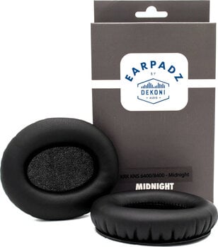 Paraorecchie per le cuffie Earpadz by Dekoni Audio MID-KNS6400 Paraorecchie per le cuffie Black 2 pz - 2