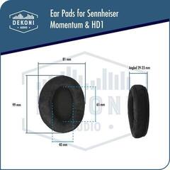 Наушниците за слушалки Dekoni Audio EPZ-MOM4-CHS Наушниците за слушалки Black 2 бр. - 5