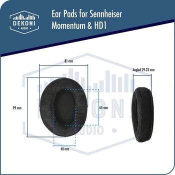 Náušníky Dekoni Audio EPZ-MOM4-CHS Náušníky Black 2 ks - 6