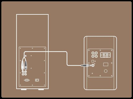 Subwoofer Hi-Fi
 Edifier T5s Subwoofer Hi-Fi Brown 1 szt. - 10