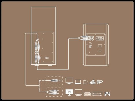 Subwoofer Hi-Fi
 Edifier T5s Subwoofer Hi-Fi Black 1 szt. - 11