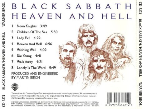 Music CD Black Sabbath - Heaven And Hell (Reissue) (CD) - 3