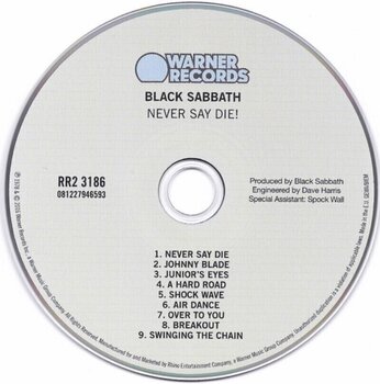 Glazbene CD Black Sabbath - Never Say Die! (Reissue) (Remastered) (CD) - 2