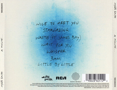 Muzički CD Myles Smith - A Minute... (CD) - 3