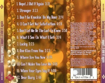 Musik-cd Britney Spears - Oops!... I Did It Again (CD) - 3