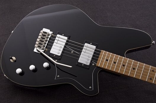 Elektrisk guitar Reverend Guitars Descent W Baritone Midnight Black Elektrisk guitar - 2