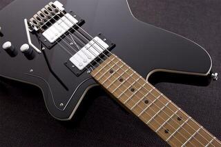 Sähkökitara Reverend Guitars Descent W Baritone Midnight Black Sähkökitara - 4