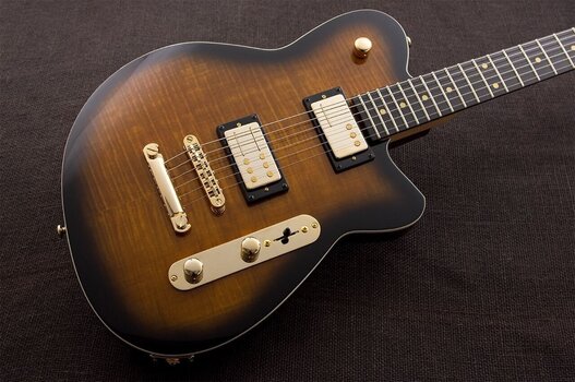 E-Gitarre Reverend Guitars Charger RA FM Transparent Coffee Burst Flame Maple E-Gitarre (Nur ausgepackt) - 2