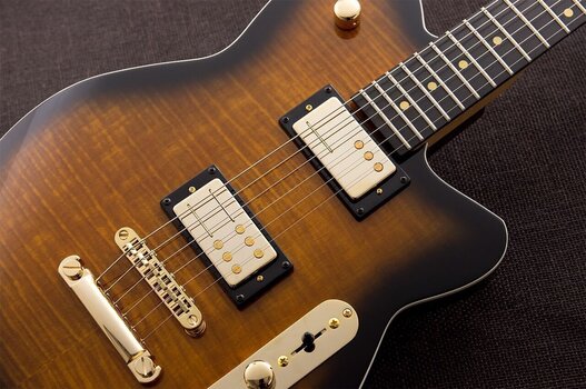 E-Gitarre Reverend Guitars Charger RA FM Transparent Coffee Burst Flame Maple E-Gitarre (Nur ausgepackt) - 3