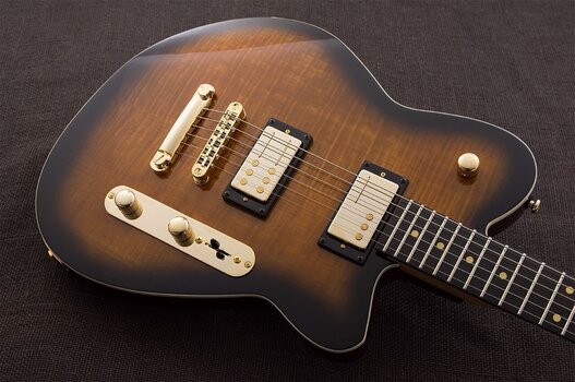 E-Gitarre Reverend Guitars Charger RA FM Transparent Coffee Burst Flame Maple E-Gitarre (Nur ausgepackt) - 4