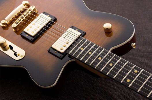 E-Gitarre Reverend Guitars Charger RA FM Transparent Coffee Burst Flame Maple E-Gitarre (Nur ausgepackt) - 5