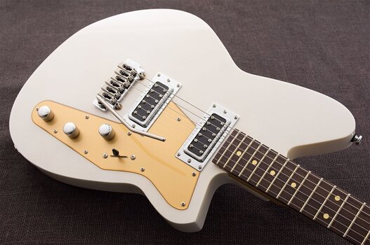 E-Gitarre Reverend Guitars Jetstream RB W Transparent White E-Gitarre - 2