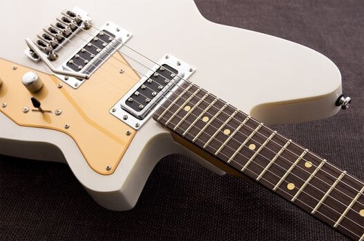 E-Gitarre Reverend Guitars Jetstream RB W Transparent White E-Gitarre - 3