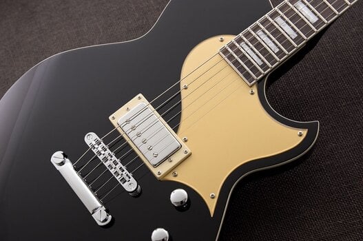 Electric guitar Reverend Guitars Roundhouse Jr. Midnight Black Electric guitar - 2