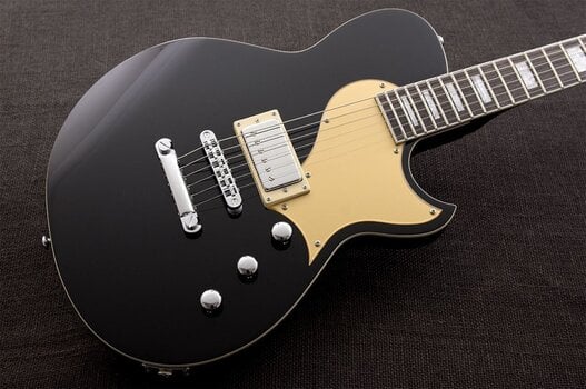 Electric guitar Reverend Guitars Roundhouse Jr. Midnight Black Electric guitar - 3