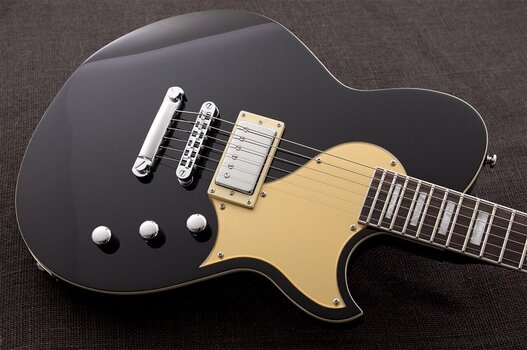 Electric guitar Reverend Guitars Roundhouse Jr. Midnight Black Electric guitar - 5