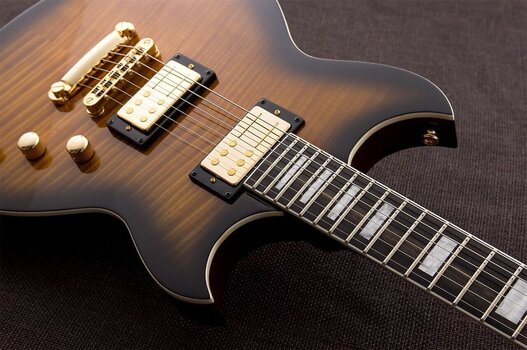 Električna gitara Reverend Guitars Sensei RA FM Transparent Coffee Burst Flame Maple Električna gitara (Samo raspakovano) - 4