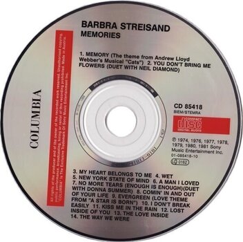 Muzyczne CD Barbra Streisand - Memories (CD) - 2