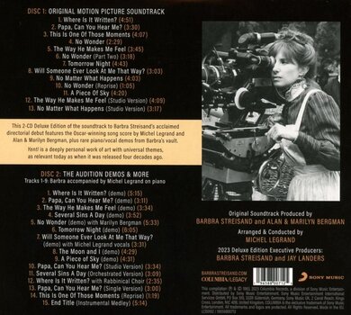 Glazbene CD Barbra Streisand - Yentl: 40th Anniversary Deluxe Edition (Deluxe Edition) (Reissue) (2 CD) - 2