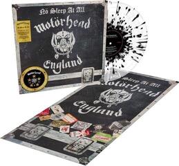 Vinylskiva Motörhead - No Sleep At All (50th Anniversary) (Poster) (Clear & Black Splatter Coloured) (LP) - 1