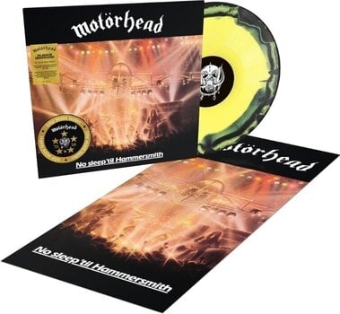 LP ploča Motörhead - No Sleep 'Til Hammersmith (50th Anniversary) (Poster) (Yellow & Black Coloured) (LP) - 2