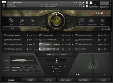 Sample i instrumenty wirtualne Soundiron Artillery Shell Cello (Produkt cyfrowy) - 3