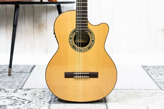 Elektro-klasszikus gitár Kremona Verea Lux 4/4 Natural Elektro-klasszikus gitár - 8