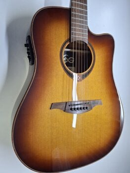 Електро-акустична китара Дреднаут LAG Tramontane 118 T118DCE Brown Shadow Електро-акустична китара Дреднаут (Почти нов) - 2