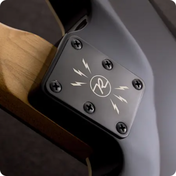 Električna gitara Reverend Guitars Kingbolt RA Floyd Blackout Električna gitara - 9