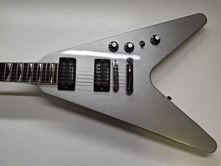 Elektrická kytara Gibson Dave Mustaine Flying V Silver Metallic Elektrická kytara (Poškozeno) - 1