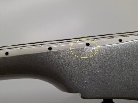 E-Gitarre Gibson Dave Mustaine Flying V Silver Metallic E-Gitarre (Beschädigt) - 3