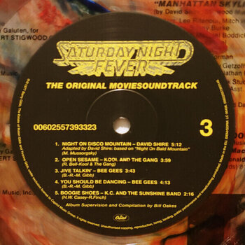 Disc de vinil Bee Gees - Saturday Night Fever (Limited Edition) (Red, Orange & Blue Marble Coloured) (2 LP) - 6